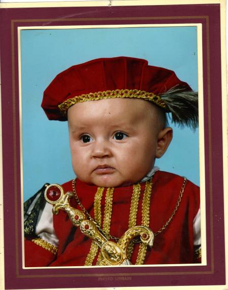 souvenir de mathias a l age de 4 mois beau non ??